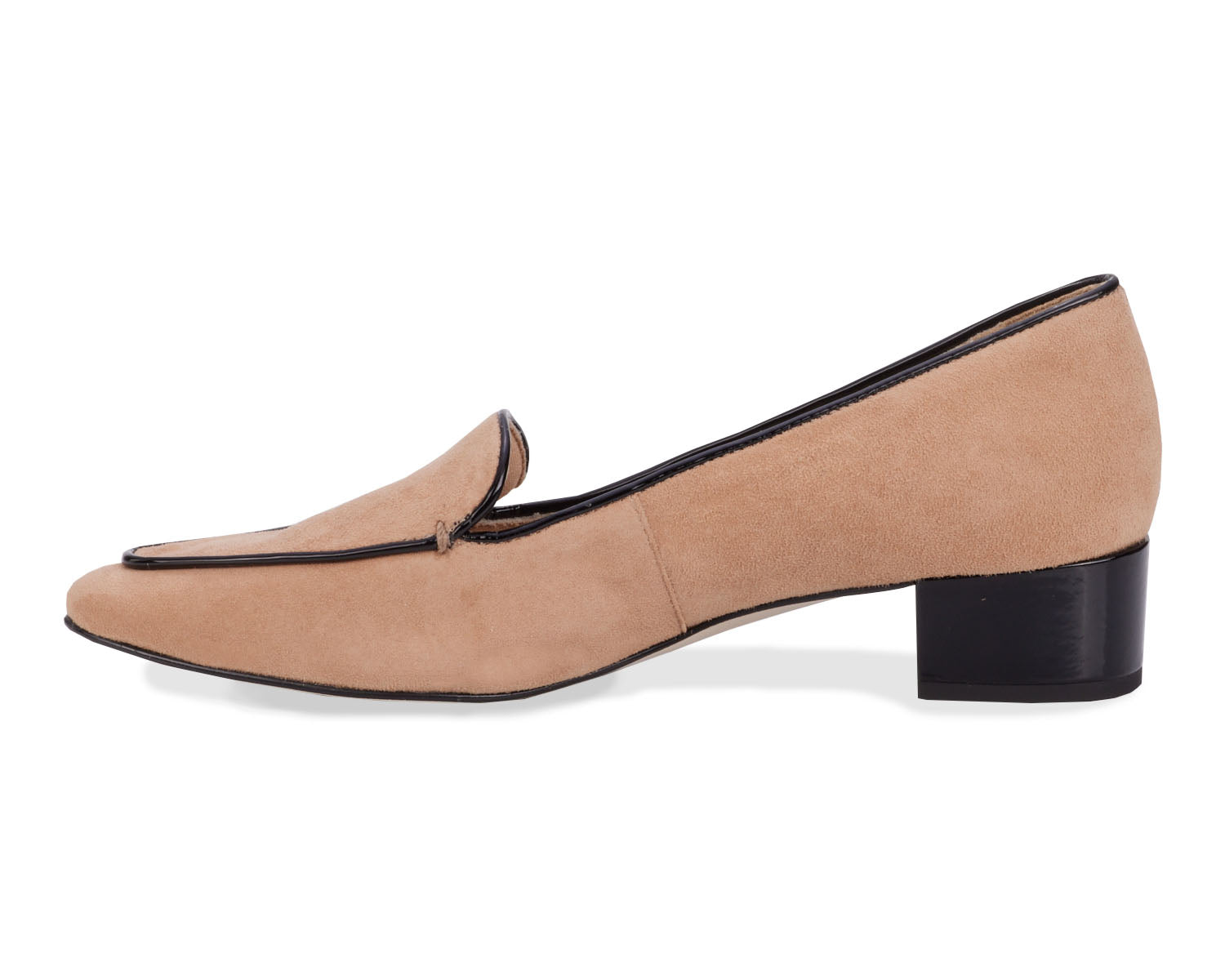 Nude Suede Black Patent-HONEY BY ROS HOMMERSON 3