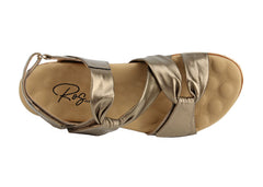 Bronze Metallic Leather-HILLARY BY ROS HOMMERSON 2