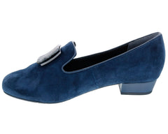 Navy Suede Leather-TREASURE BY ROS HOMMERSON 2