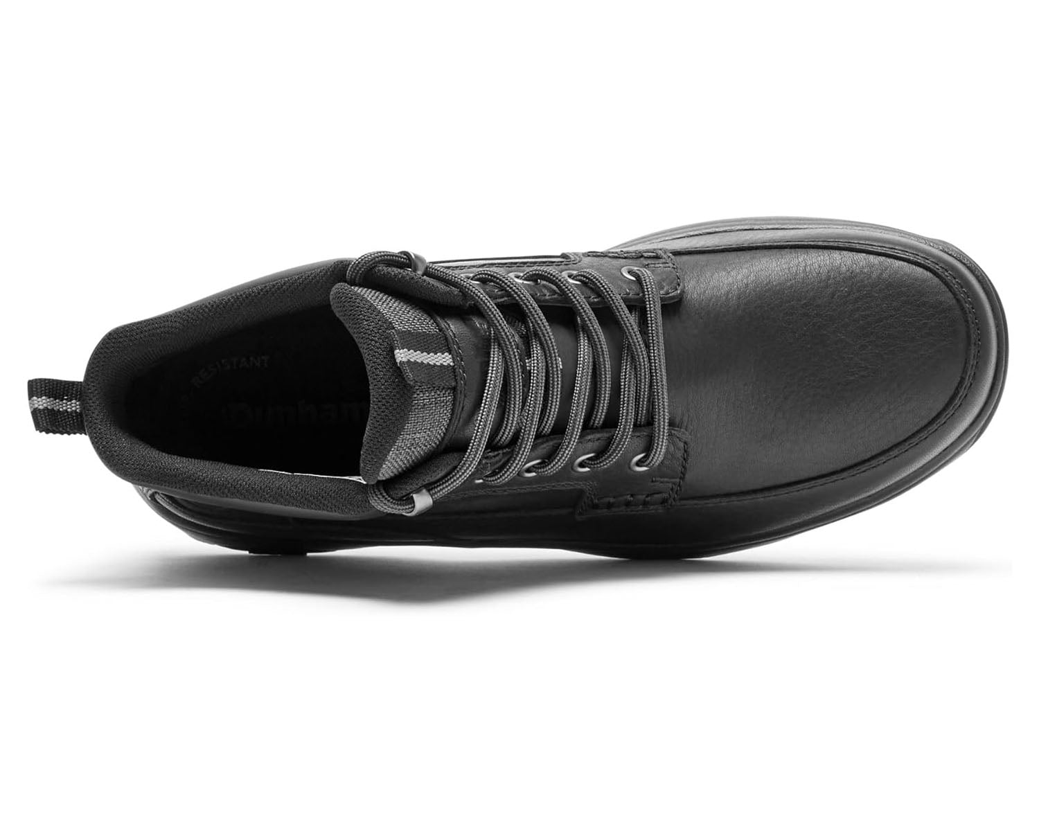 Black Leather-8000 Waterproof Mid Boot BY DUNHAM 3
