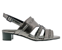 Pewter Snake Print Leather-VACAY BY ROS HOMMERSON 2