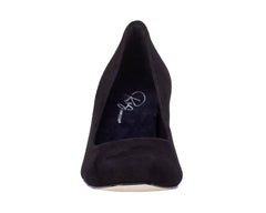 Black Suede Black Patent-MEREDITH PUMP BY ROS HOMMERSON 2