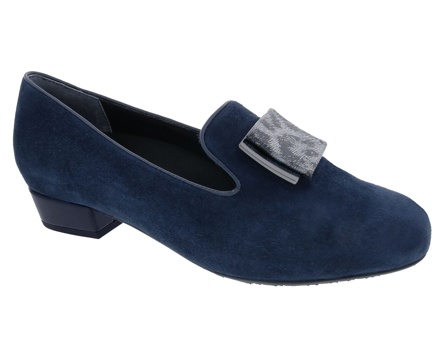 Navy Suede Leather-TREASURE BY ROS HOMMERSON 1