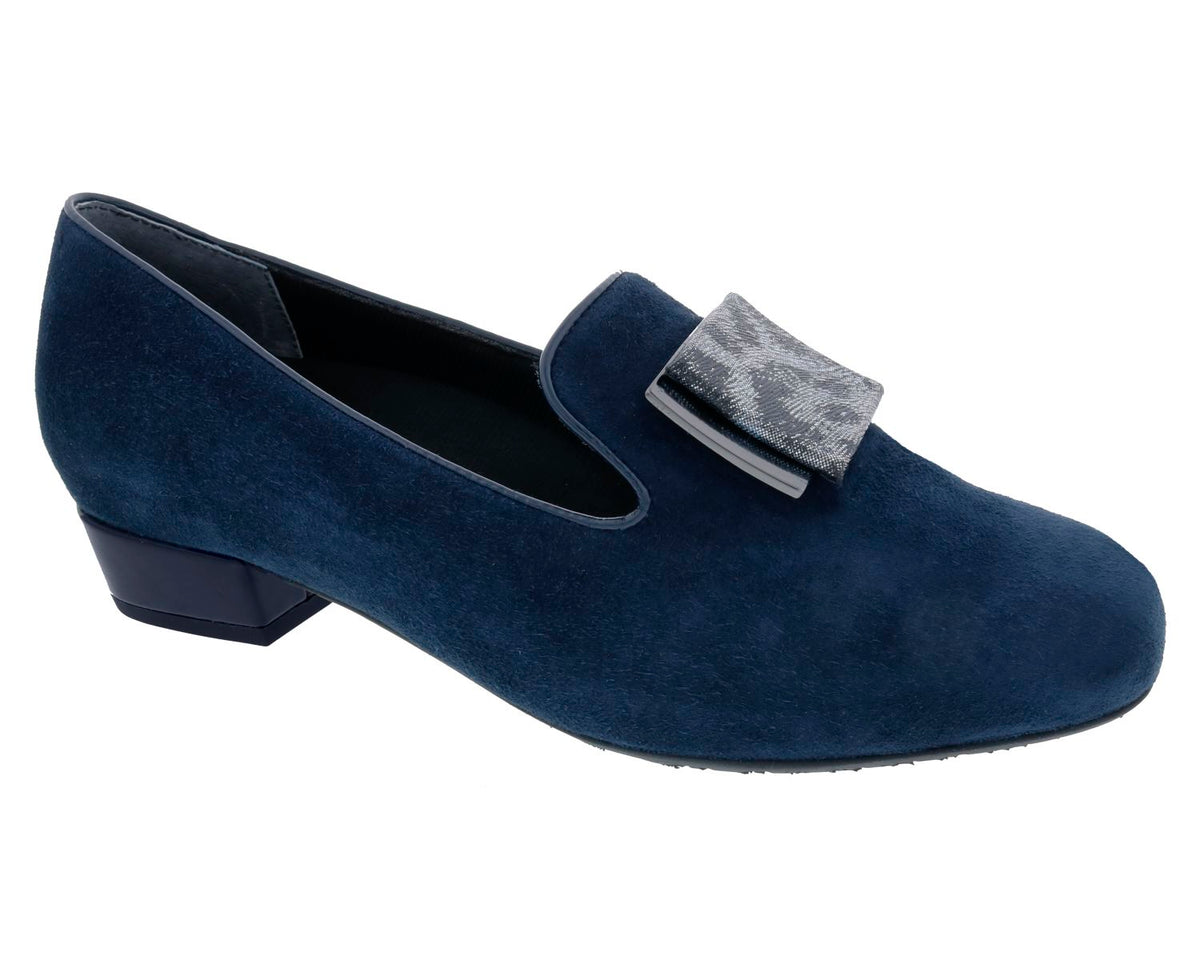 Navy Suede Leather-TREASURE BY ROS HOMMERSON 1