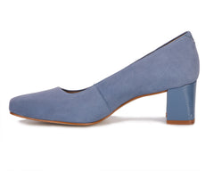 Light Blue Suede Patent-MEREDITH PUMP BY ROS HOMMERSON 3