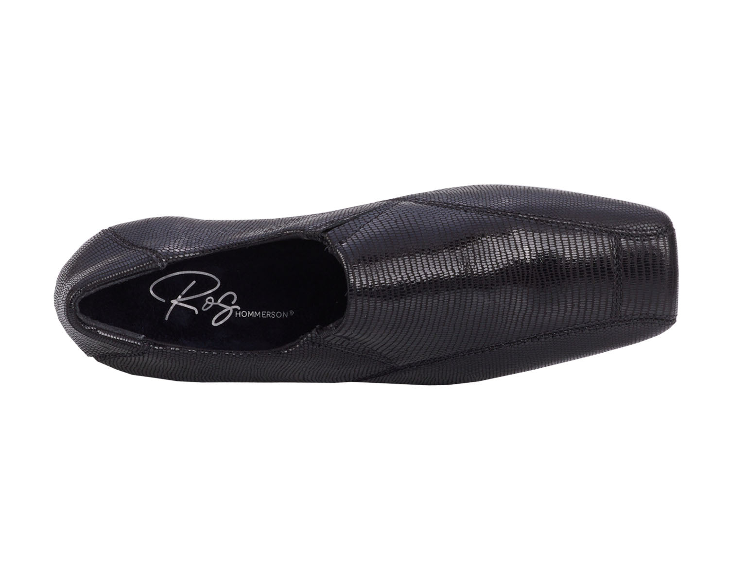 Black Lizard Print Leather-EAGAN BY ROS HOMMERSON 2