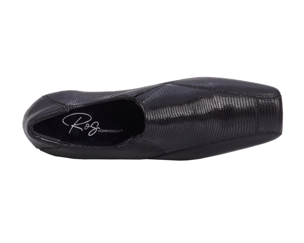 Black Lizard Print Leather-EAGAN BY ROS HOMMERSON 2