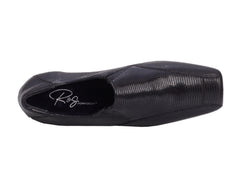 Black Lizard Print Leather-EAGAN BY ROS HOMMERSON 2