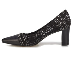 Black Tweed Fabric Leather-WC STEVIE 3