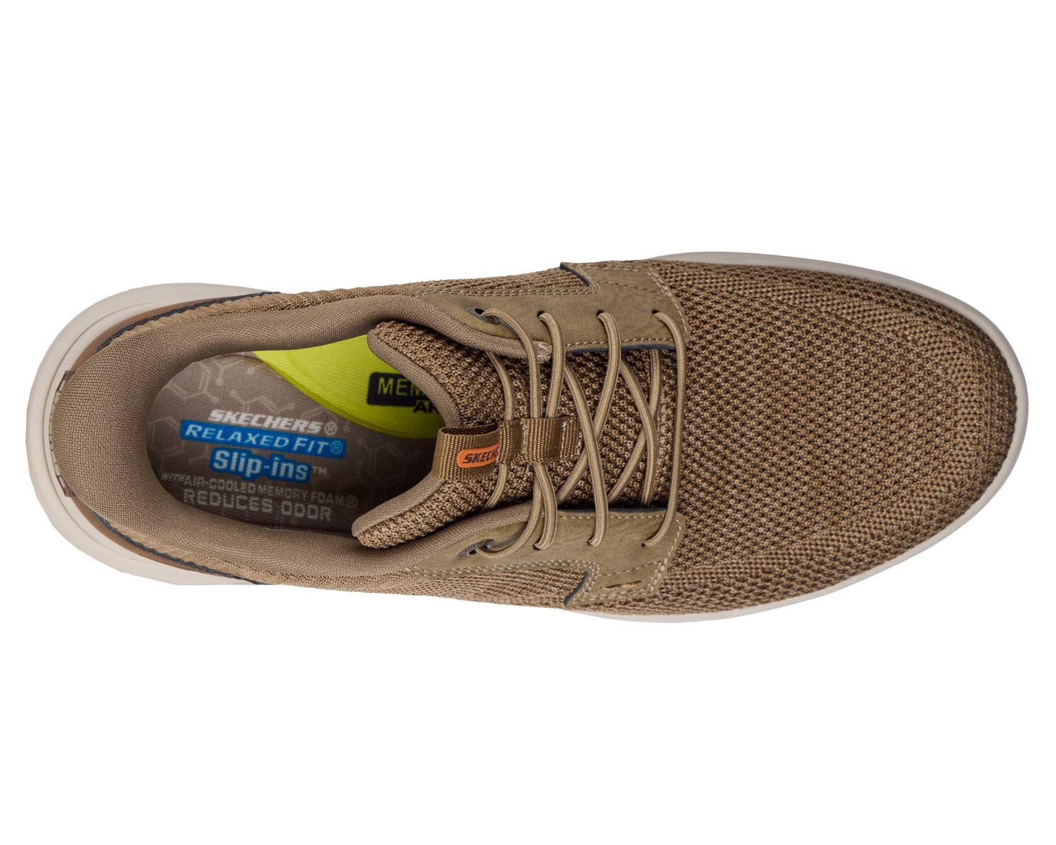 Taupe-STERLING - RAMONE SLIP-INS RELAXED FIT BY SKECHERS 2