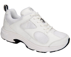 White Leather White Mesh-FLASH II BY DREW 1