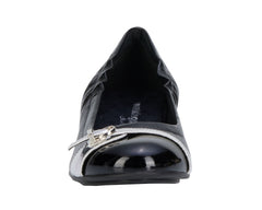 Black Shiny Tumbled Leather-WC TRISTA 2