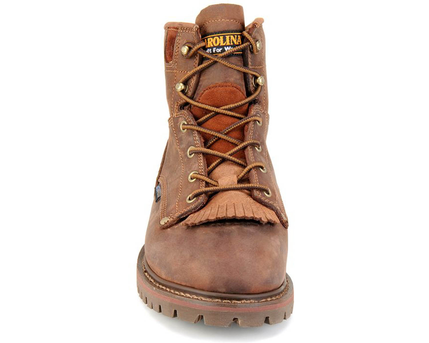 Brown Leather-28 Series Grizzly 6 Soft Toe Waterproof Work Boot by Carolina 3