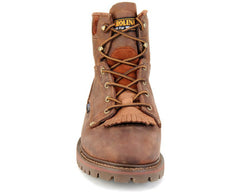 Brown Leather-28 Series Grizzly 6 Soft Toe Waterproof Work Boot by Carolina 3