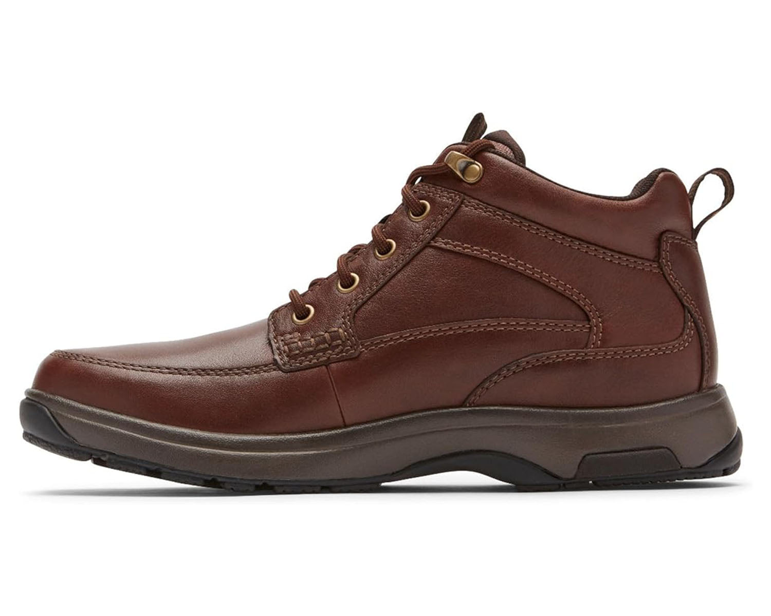 Dark Brown Leather-8000 Waterproof Mid Boot BY DUNHAM 2