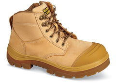 Wheat Leather-6 WORK BOOT NON SAFETY TOE WIDE LOAD 1