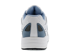 White Blue Leather   White Mesh-FLARE BY DREW 2