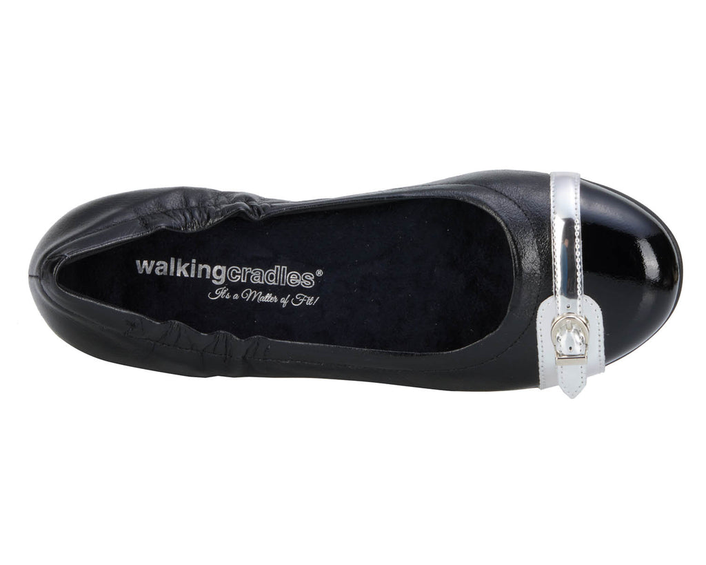 Black Shiny Tumbled Leather-WC TRISTA 3