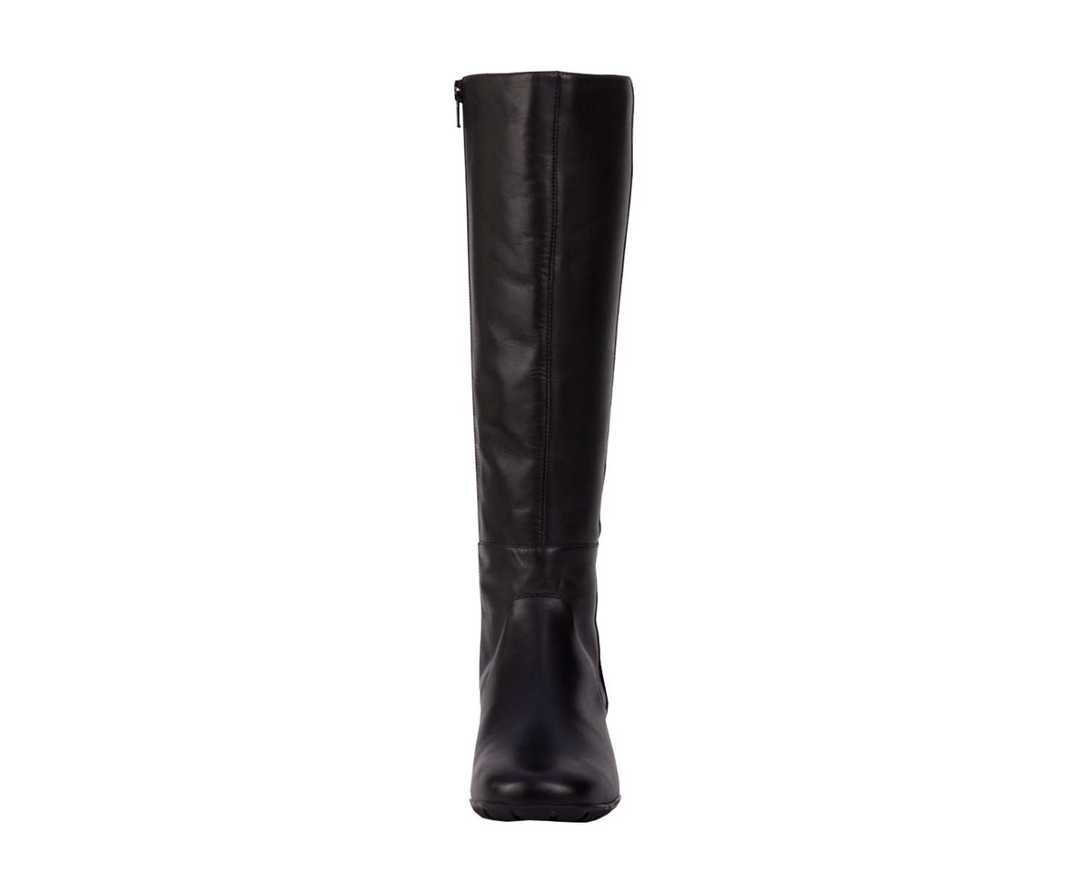 Black Leather  Stretch Suede Fabric-MIX MS BY ROS HOMMERSON 2