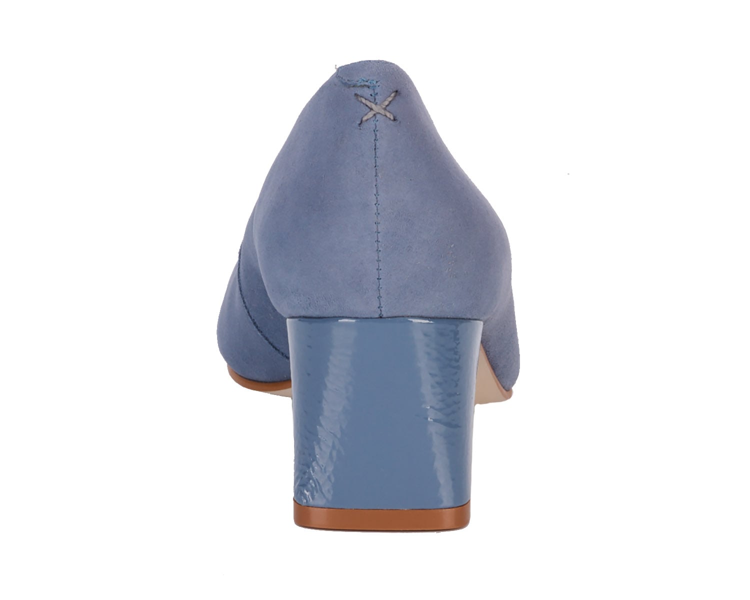 Light Blue Suede Patent-MEREDITH PUMP BY ROS HOMMERSON 4