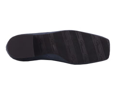 Navy Lizard Print Leather-EAGAN BY ROS HOMMERSON 2