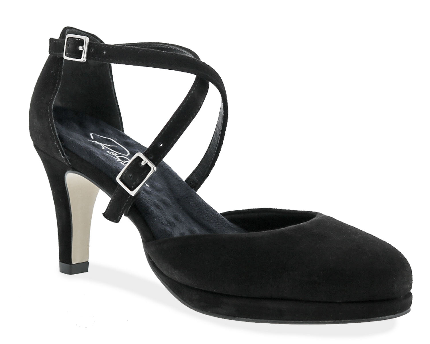 Black Suede Leather-PAMMY BY ROS HOMMERSON 1