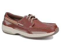 Brown Leather-Captain Boat Shoe by dunham 1