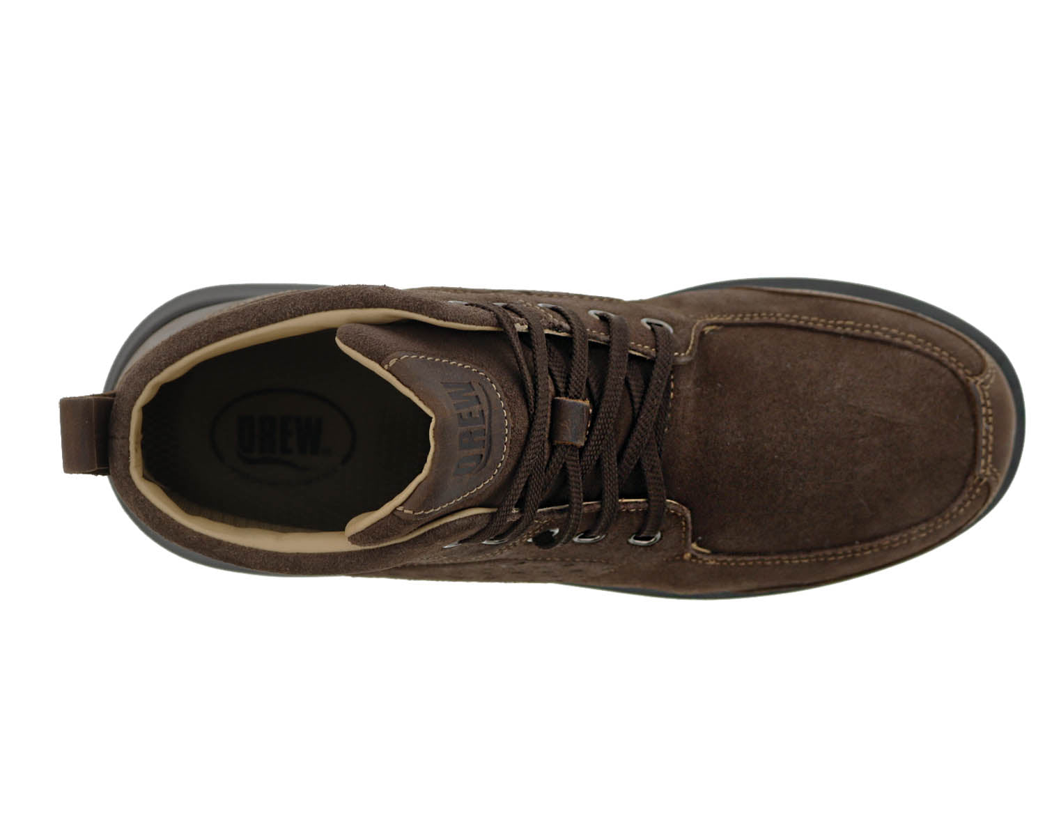Brown Suede Leather-Murphy BY DREW 2
