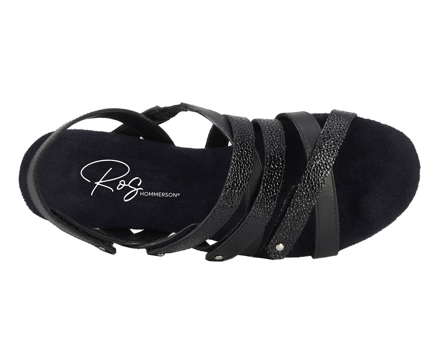 Black Pebbled Patent  Leather-BREEZE BY ROS HOMMERSON 2