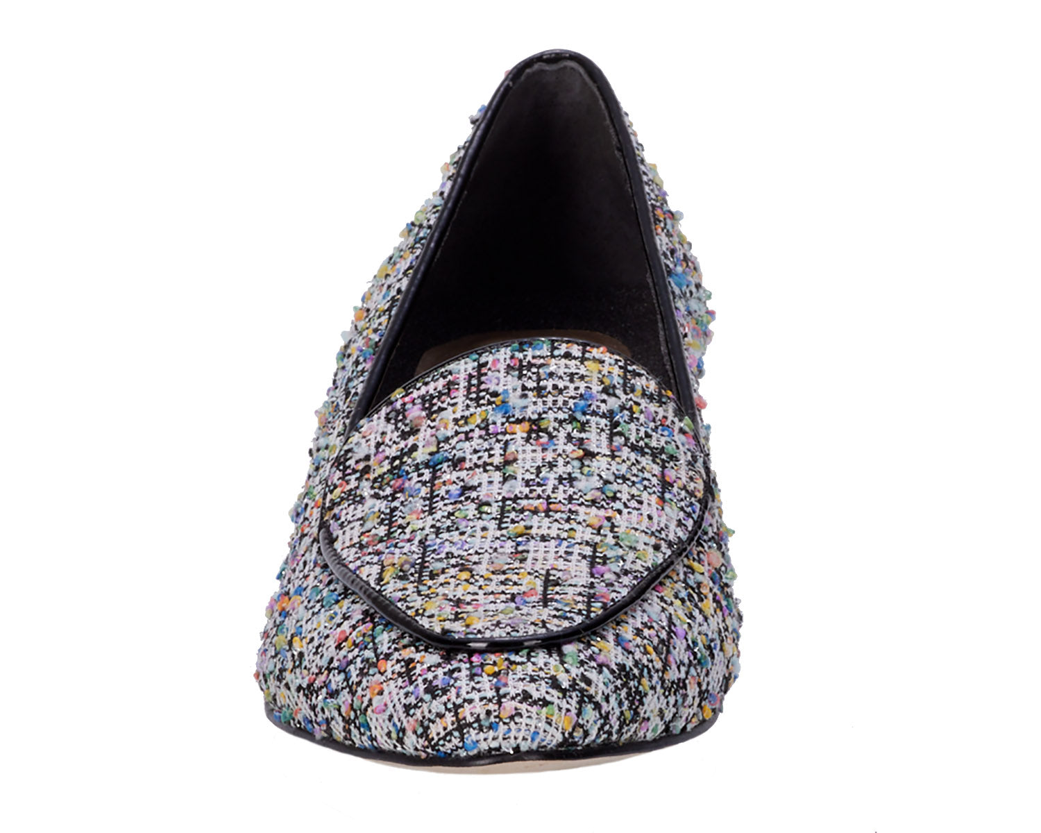 Multi Boucle Fabric Black Patent-HONEY BY ROS HOMMERSON 2