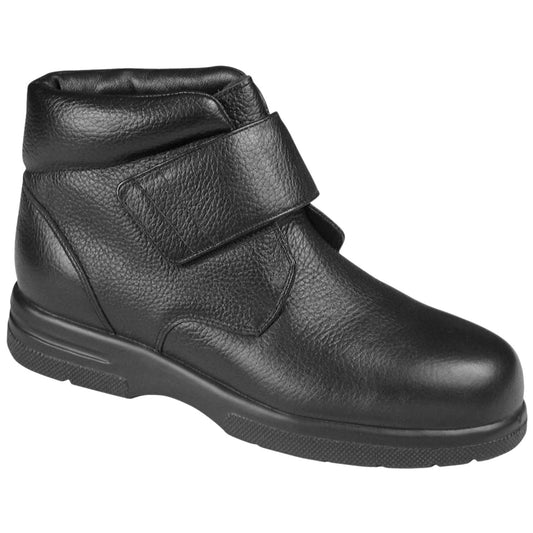 Black Tumbled Leather-Big Easy Boots BY DREW 1