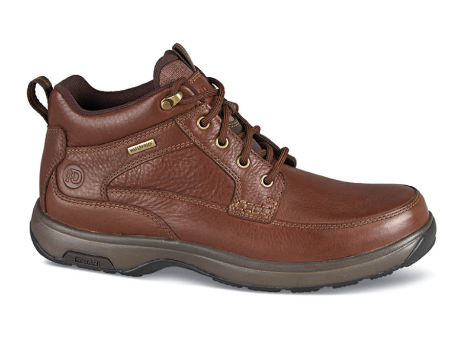 Dark Brown Leather-8000 Waterproof Mid Boot BY DUNHAM 1