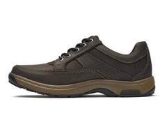 Brown Nubuck Leather-Midland 5-Eyelet Waterproof Oxford BY DUNHAM 2