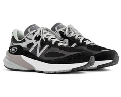 Black Suede Combo-Grey 990 Version 6 Running Shoe 2