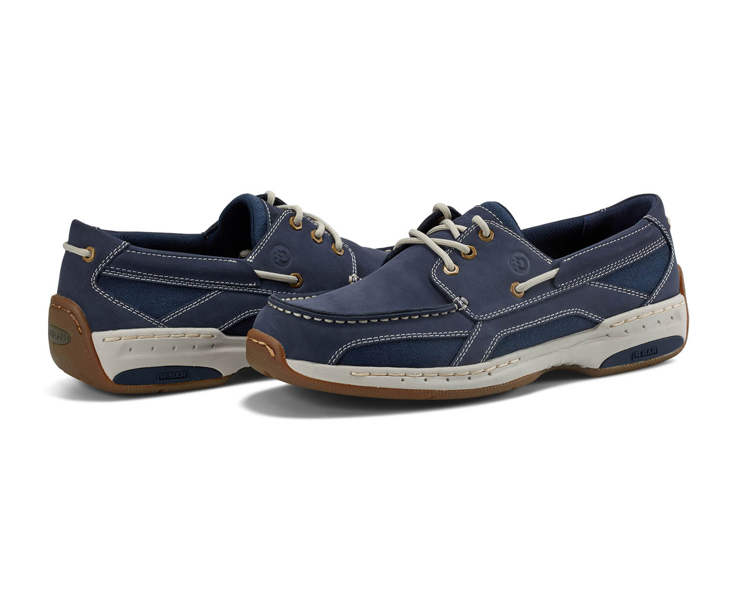 Dark Blue Nubuck-Captain Boat Shoe by dunham 2