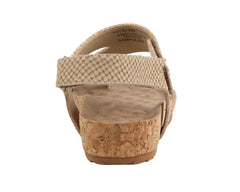 Taupe Snake Print Leather-PRESTON BY ROS HOMMERSON 3