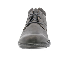 Grey Leather-Bronx Boots BY DREW 2