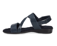 Navy Lizard Print Patent Leather-CHLOE BY ROS HOMMERSON 3