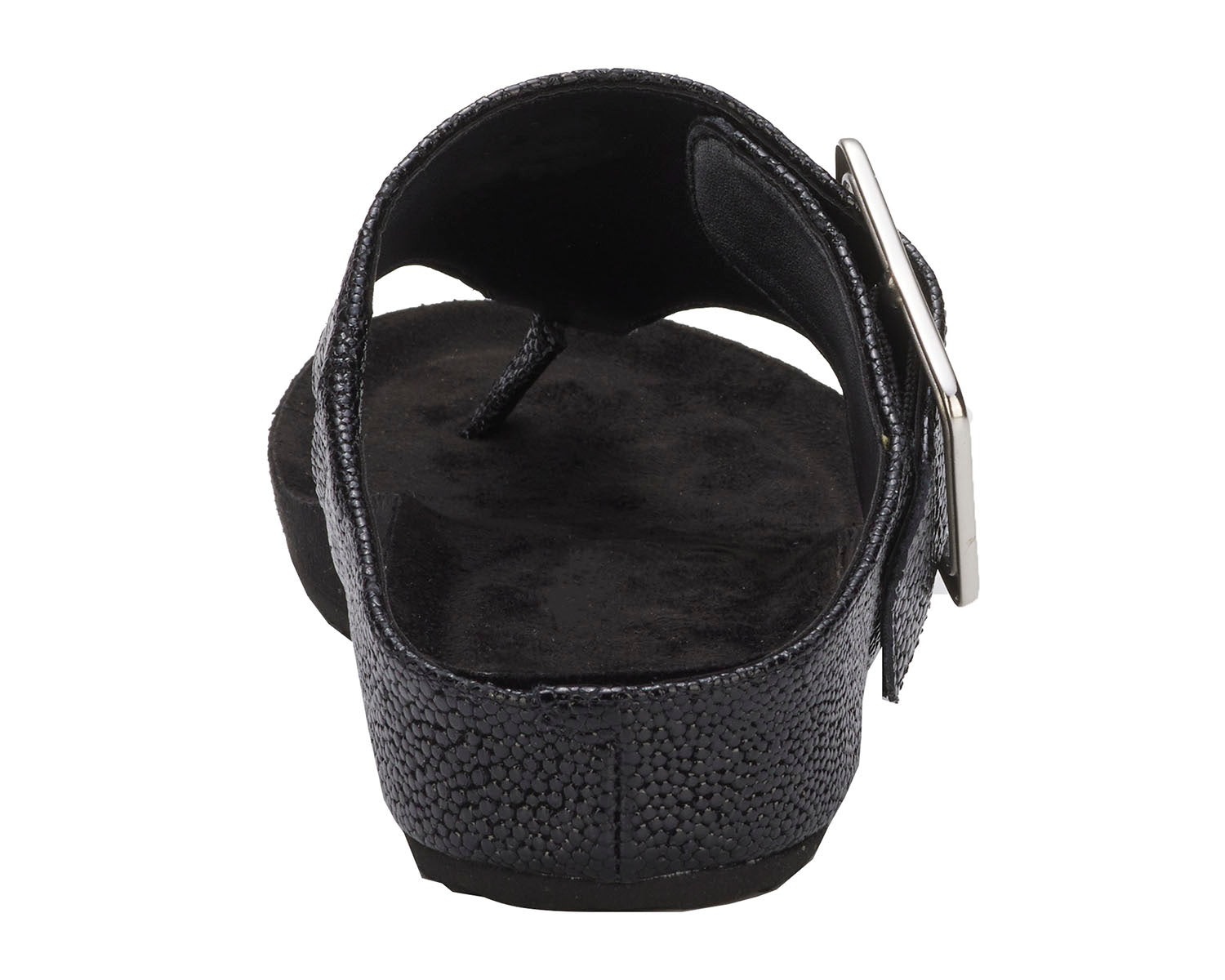 Black Pebbled Patent  Leather-PHOEBE BY ROS HOMMERSON 3