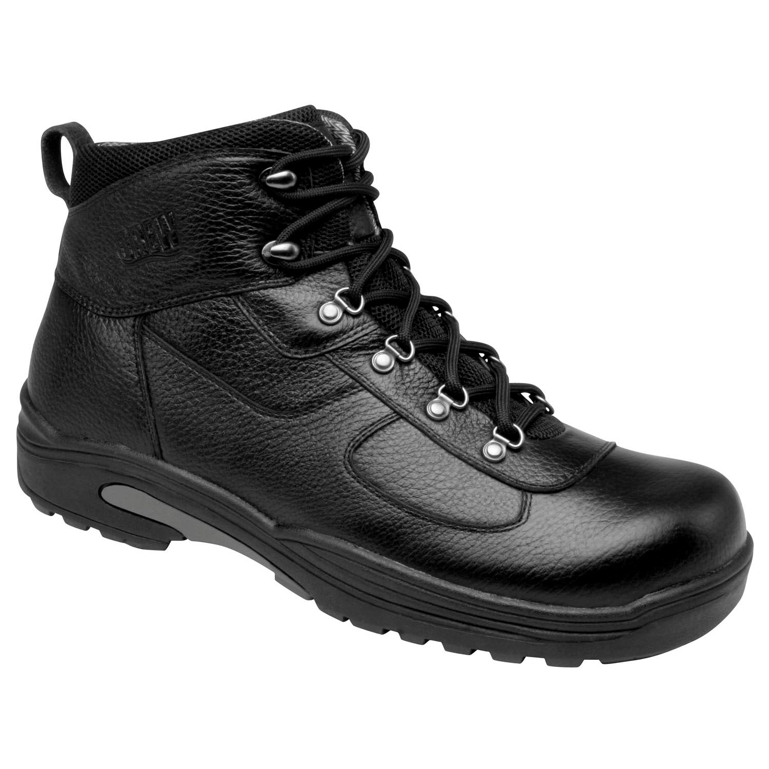 Black Tumbled Leather-Rockford Boots BY DREW 1