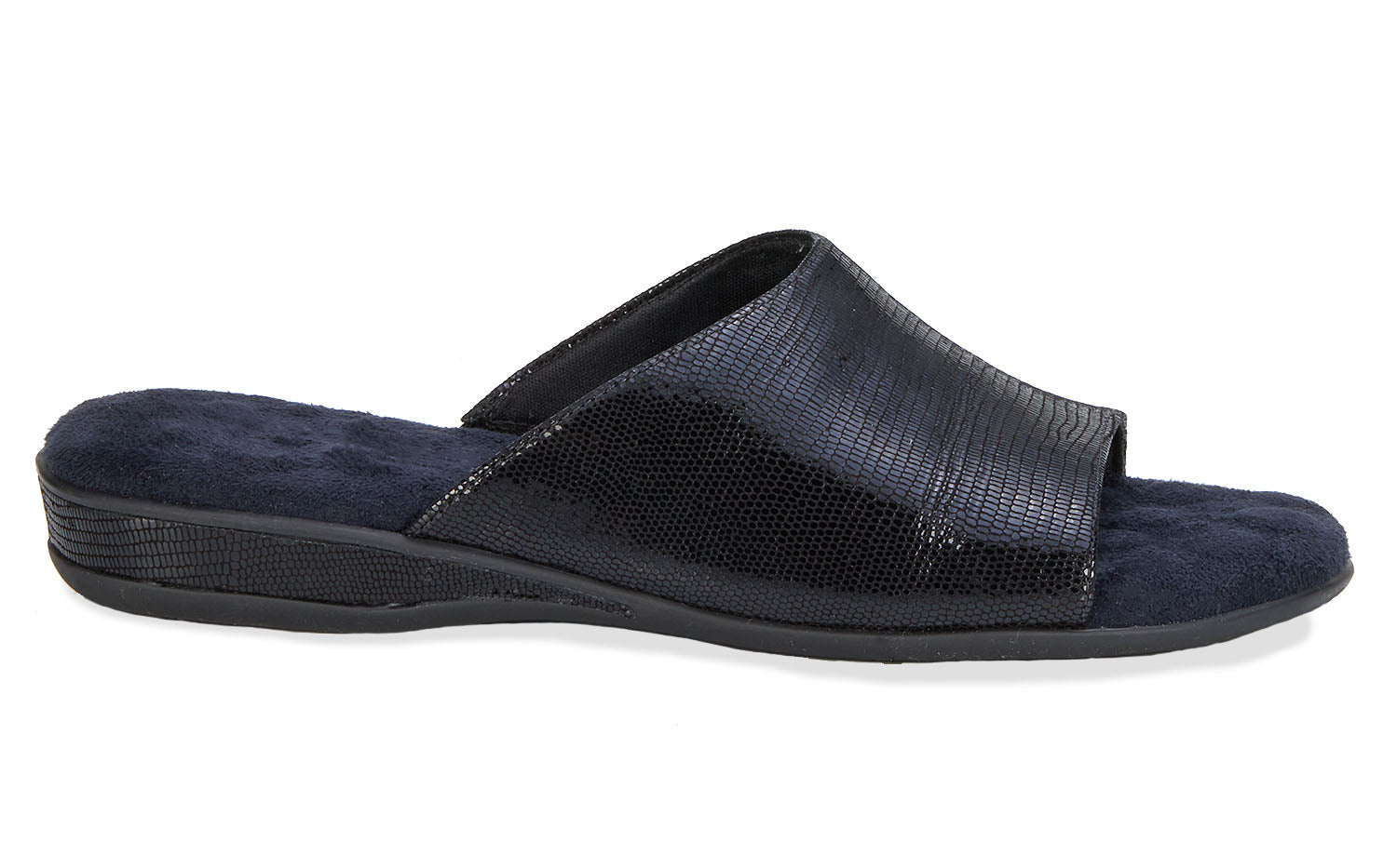 Black Patent Lizard Print Leather-CAM II BY ROS HOMMERSON 4