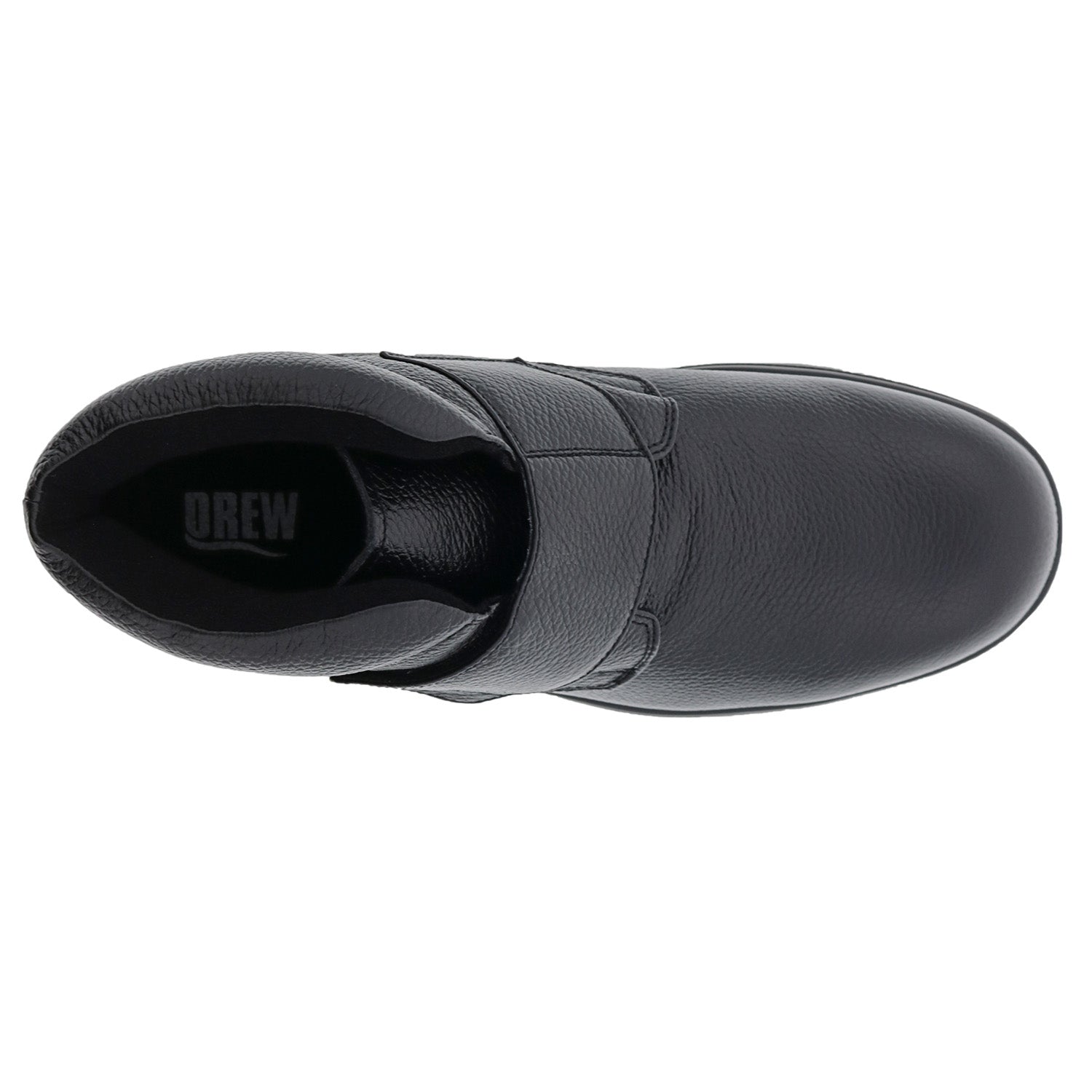 Black Tumbled Leather-Big Easy Boots BY DREW 4