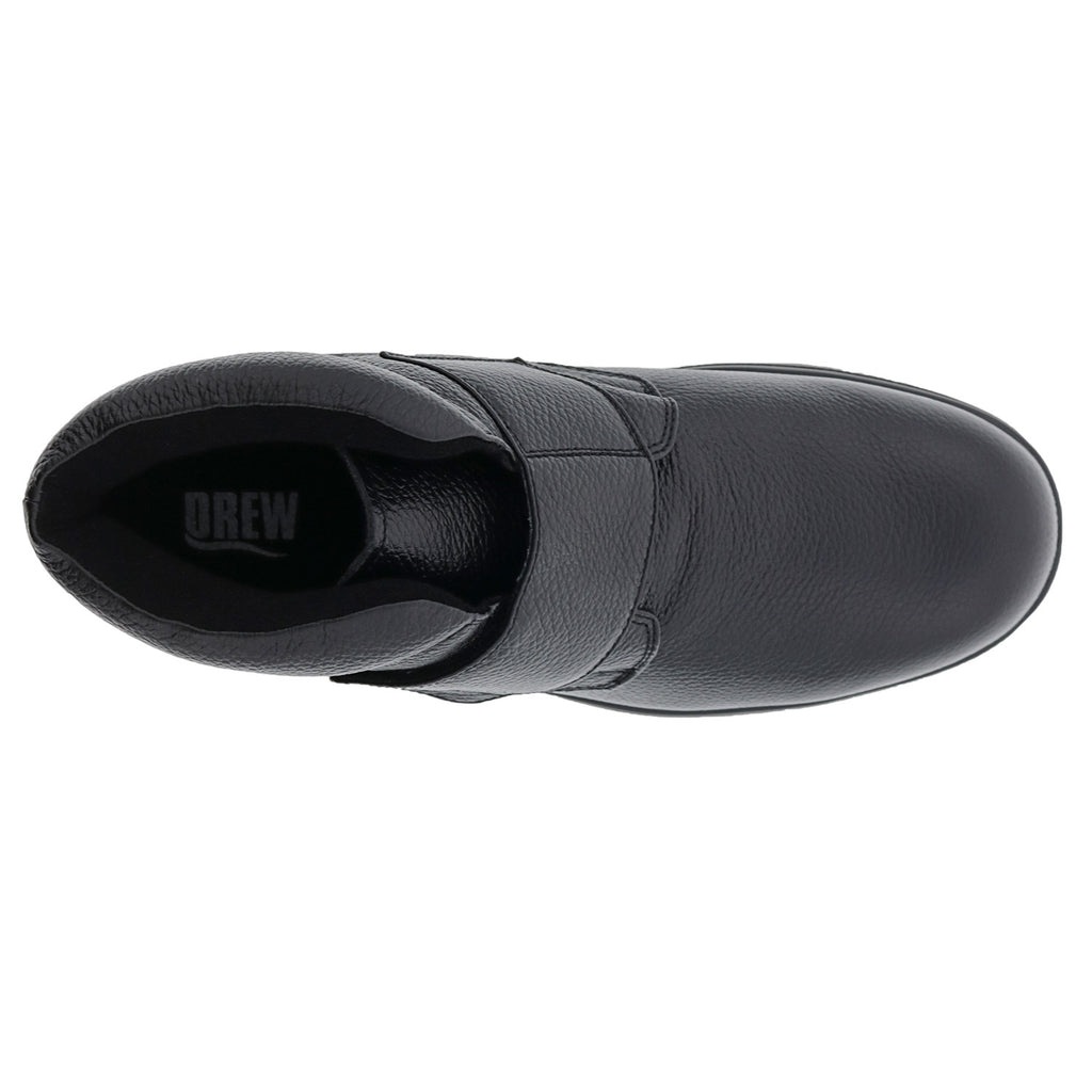 Black Tumbled Leather-Big Easy Boots BY DREW 4
