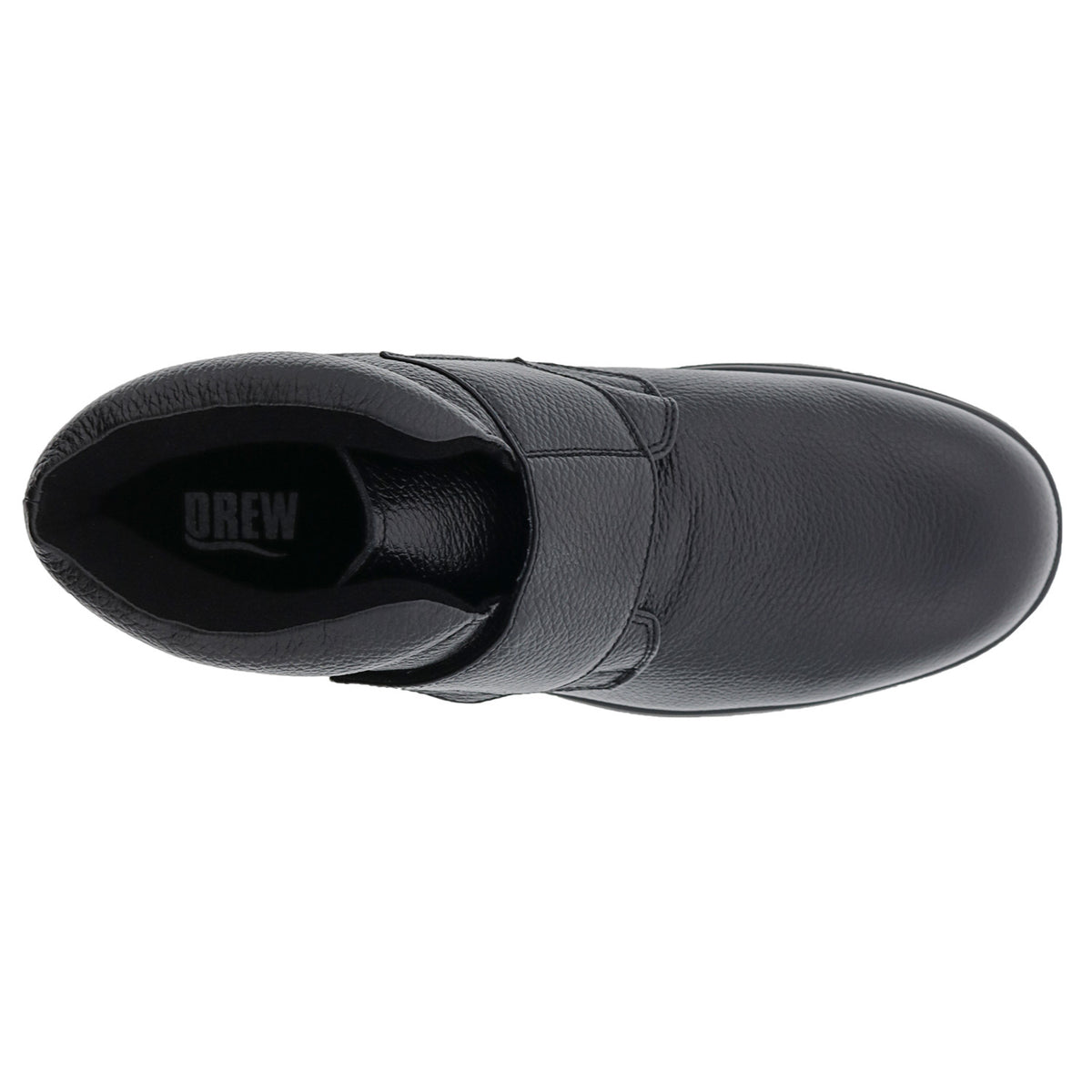 Black Tumbled Leather-Big Easy Boots BY DREW 4