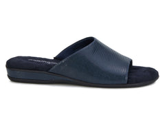 Navy Lizard Print Leather-WC CAM II 3