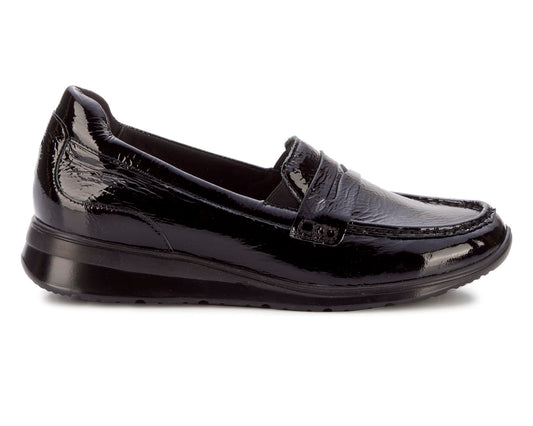 Black Crinkle Patent-DANNON BY ROS HOMMERSON 2