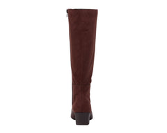 Brown Leather  Stretch Suede Fabric-MIX WS BY ROS HOMMERSON 3