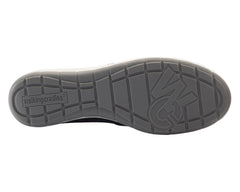 Navy Snake Print Nubuck-ORLEANS BY ROS HOMMERSON 4
