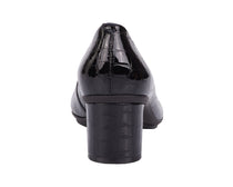 Black Croc Patent Suede-PAULA BY ROS HOMMERSON 2