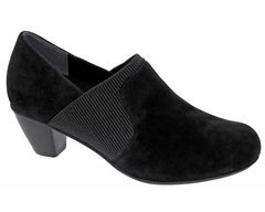 Black Suede  Black Stretch-San Marino BY DREW 2